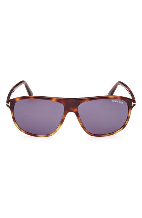 Prescott 60mm Square Sunglasses