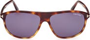 TOM FORD Prescott 60mm Square Sunglasses