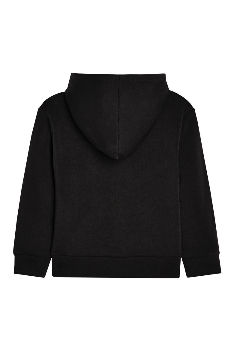 Kids' Essential Basic Hoodie, Alternate, color, BLACK