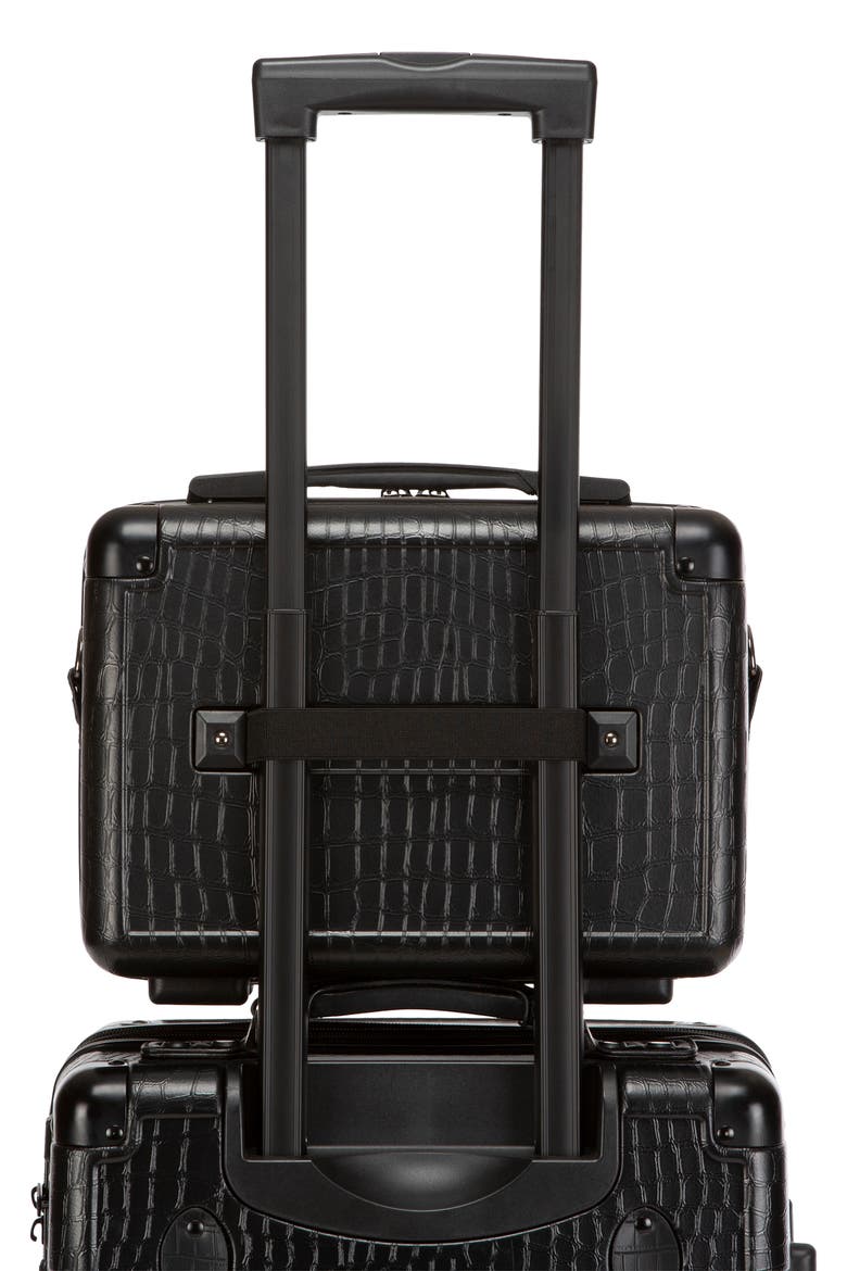 Trunk Vanity Travel Case, Alternate, color, BLACK
