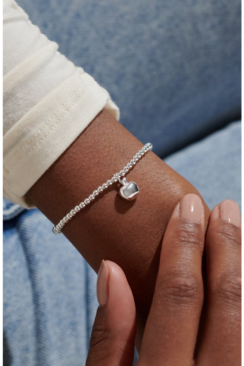 A Little 'Thank You Teacher' Bracelet, Alternate, color, Silver Plated