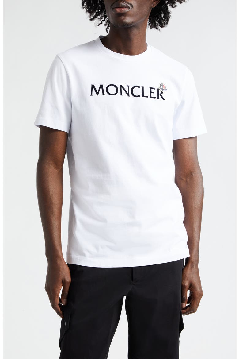Logo Cotton Graphic T-Shirt, Main, color, WHITE