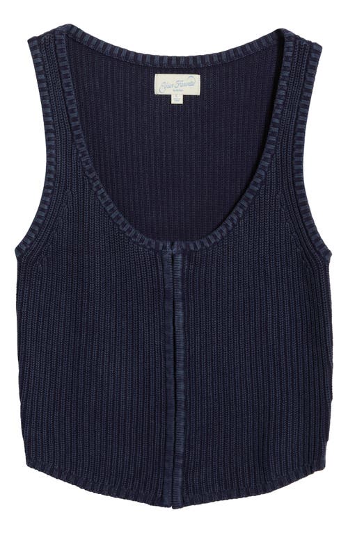 PACSUN PACSUN ASHER WASHED COTTON SWEATER TANK