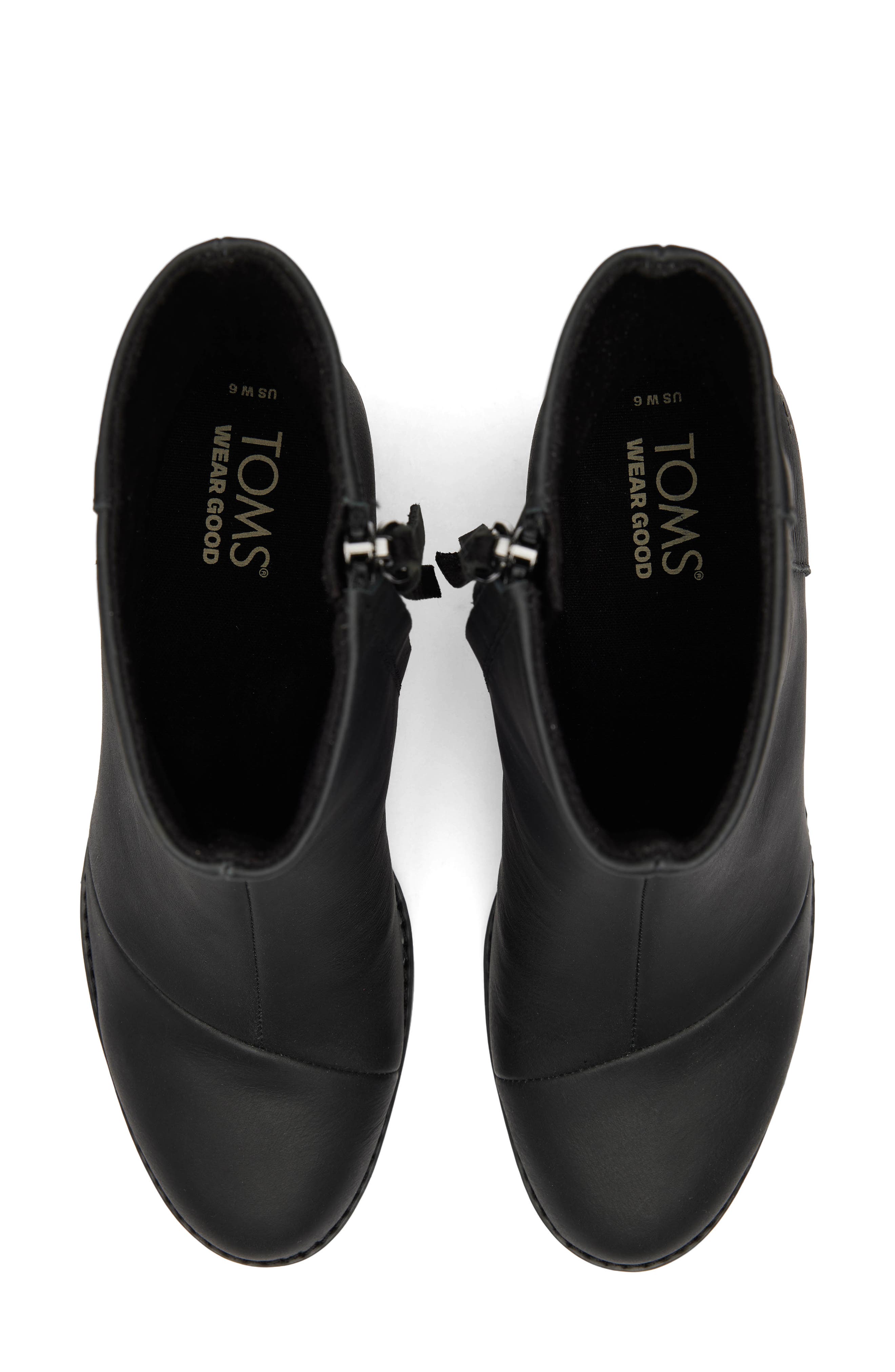 TOMS Evelyn Boot, Alternate, color, Black Night