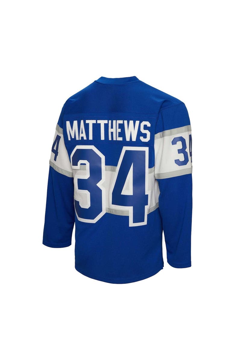 Mitchell & Ness Men's Mitchell & Ness Auston Matthews Blue Toronto Maple Leafs  2017 Winter Classic Blue Line Player Jersey, Alternate, color, 