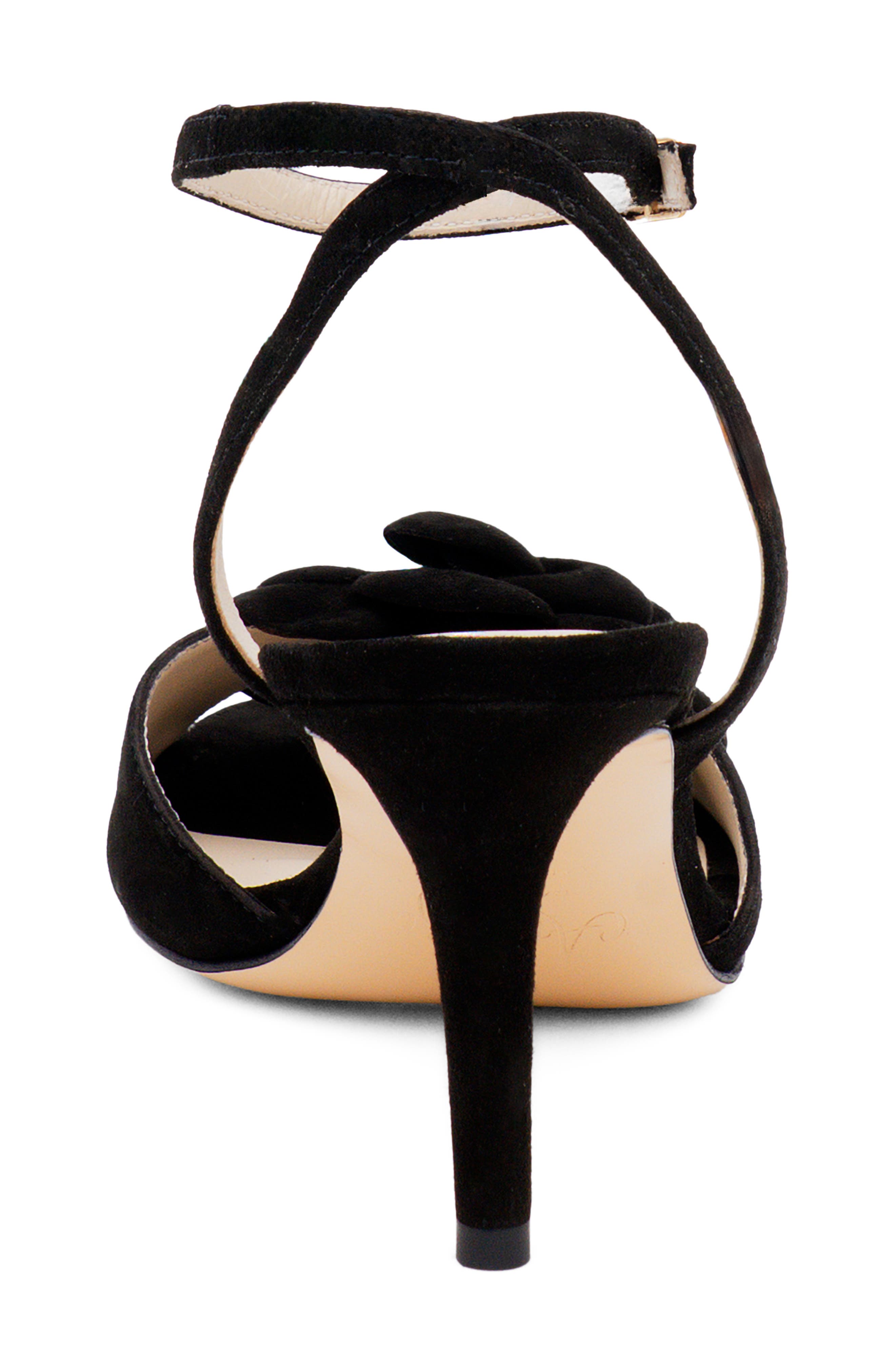 Amalfi by Rangoni Lambretta Ankle Strap Sandal, Alternate, color, Black Cashmere