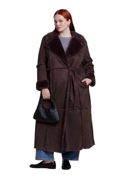 Long Fleece Lined Coat