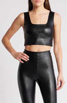 Commando Faux Leather Crop Top