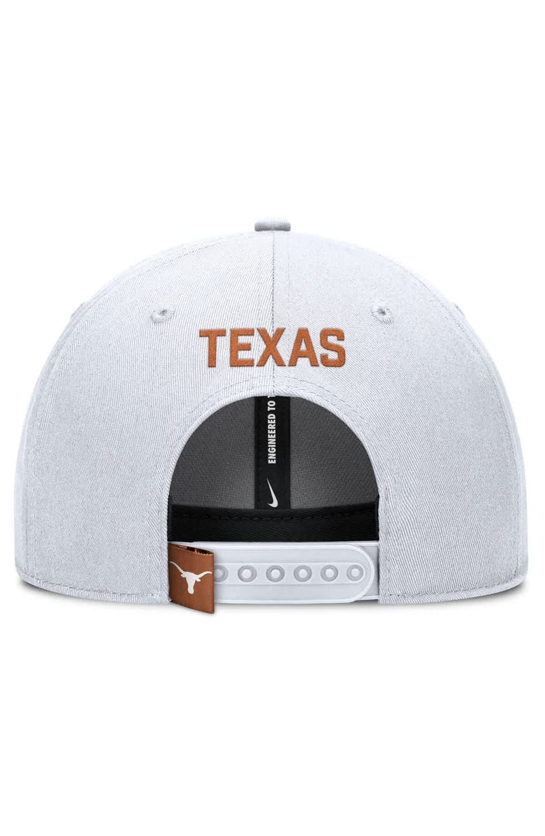 Nike Men's Nike White Texas Longhorns 2025 On-Field Rise Performance Adjustable Hat, Alternate, color, 