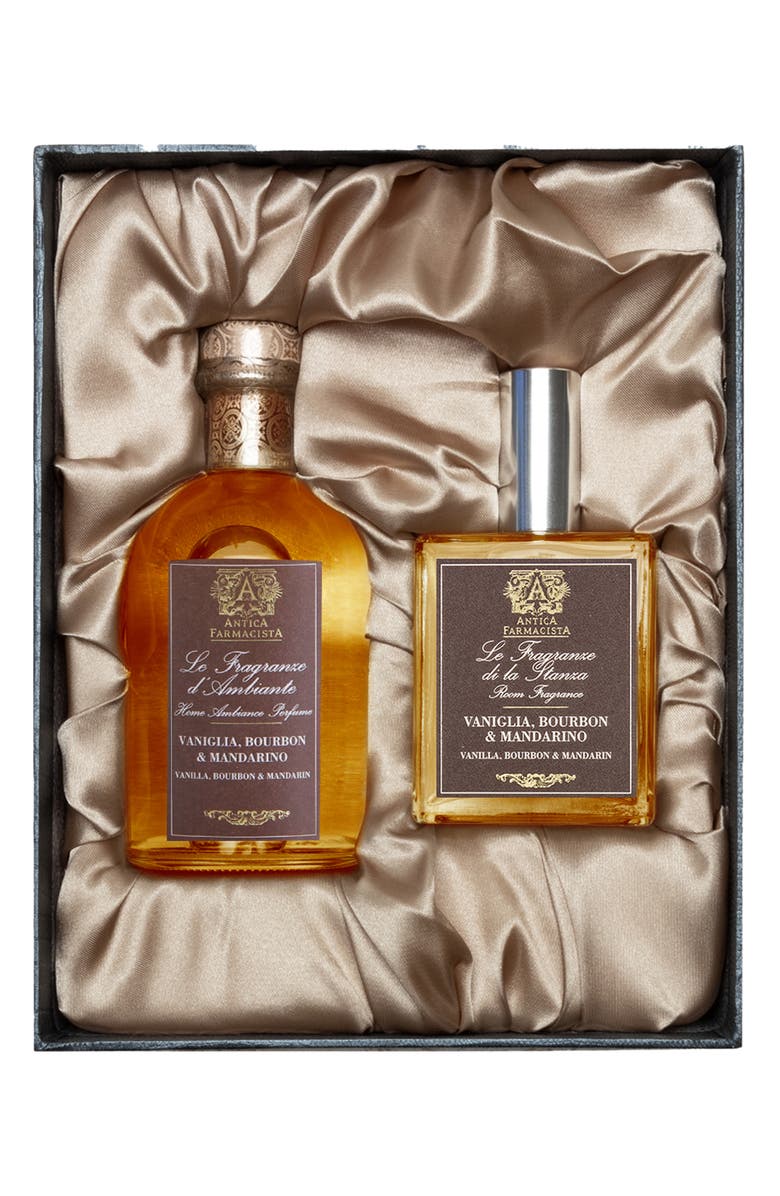 Antica Farmacista Vanilla, Bourbon & Mandarin Reed Diffuser & Room Spray Gift Set, Main, color,