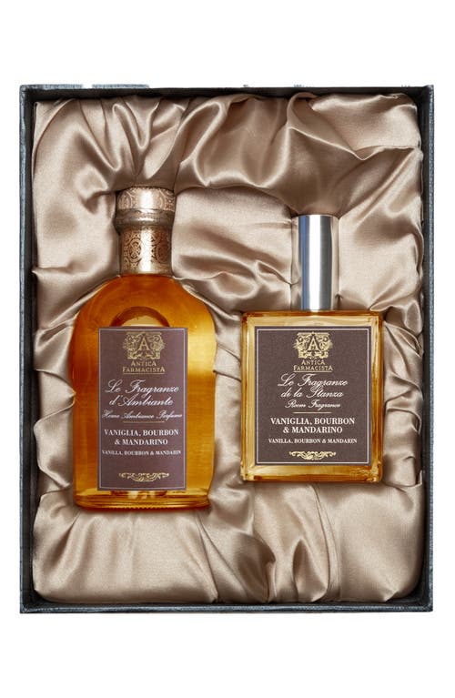 Antica Farmacista Vanilla, Bourbon & Mandarin Reed Diffuser & Room Spray Gift Set 