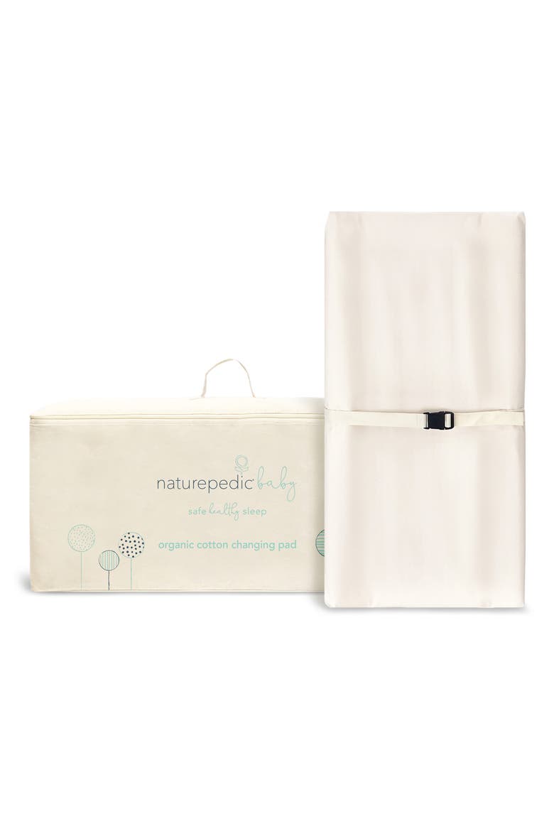 Organic Cotton 2-Sided Changing Pad, Main, color, NATURAL