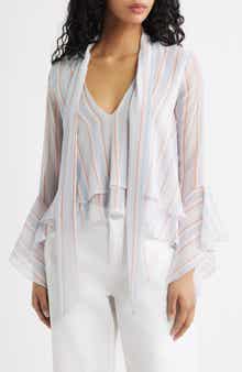 Leif Stripe Ruffle Shirt