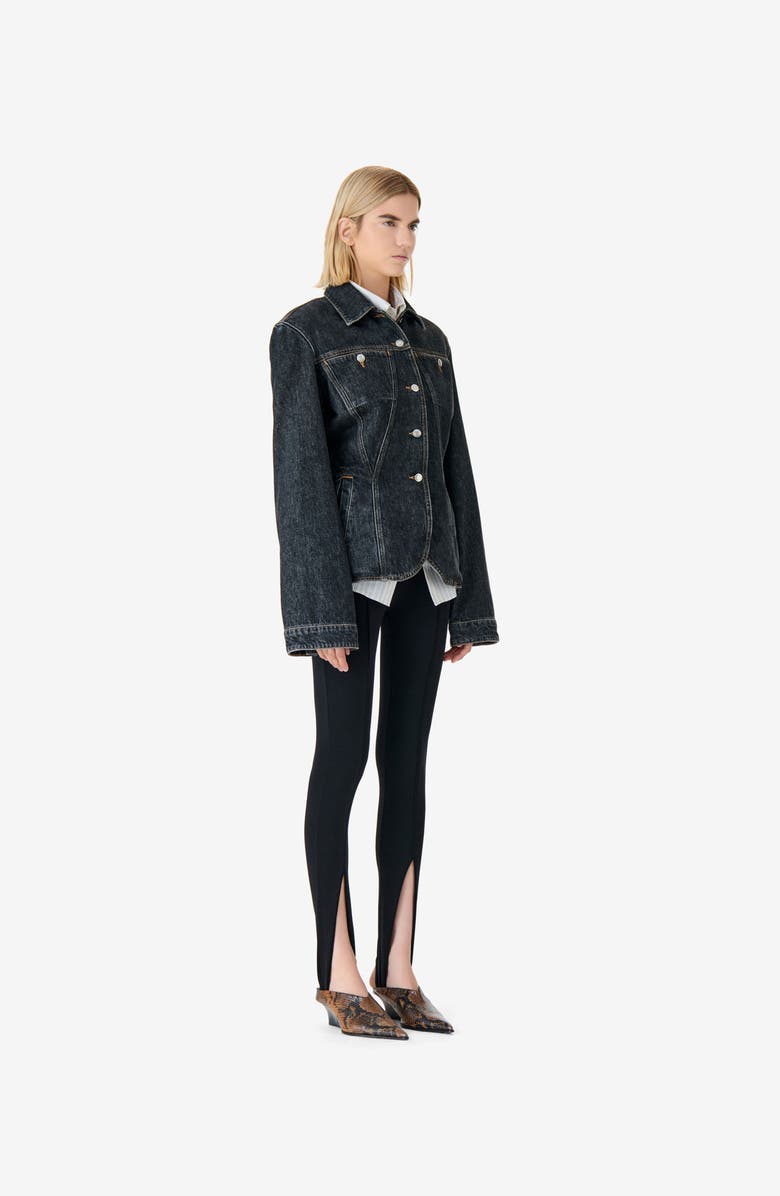 IRO Iloan Denim Jacket, Alternate, color, Steel Denim