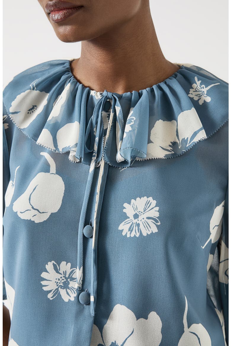 Rumi Ruffle Print Top, Alternate, color, BLUE MULTI