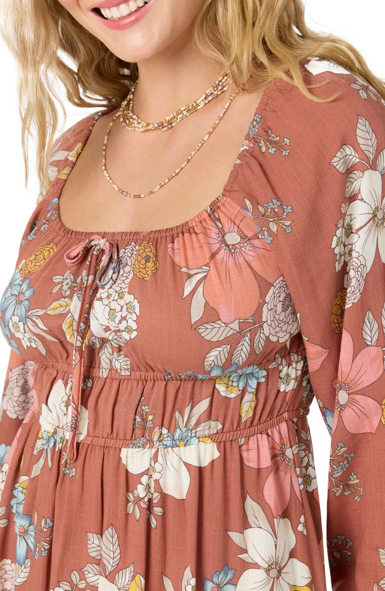 O'Neill Layna Long Sleeve Dress, Alternate, color,