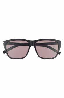 Saint Laurent 57mm Square Sunglasses