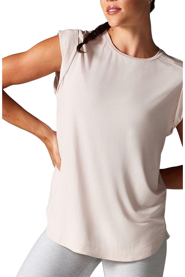 Cap Sleeve Muscle Tee, Alternate, color, SOFT BLUSH
