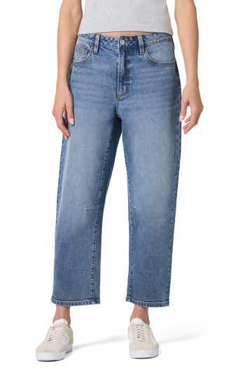 Joe's Relaxed Ankle Barrel Jeans In Blue