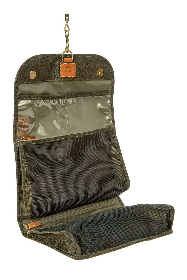 'Life' Trifold Hanging Travel Bag, Alternate, color, OLIVE