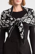 Vince Camuto Folk Floral Jacquard Triangle Scarf