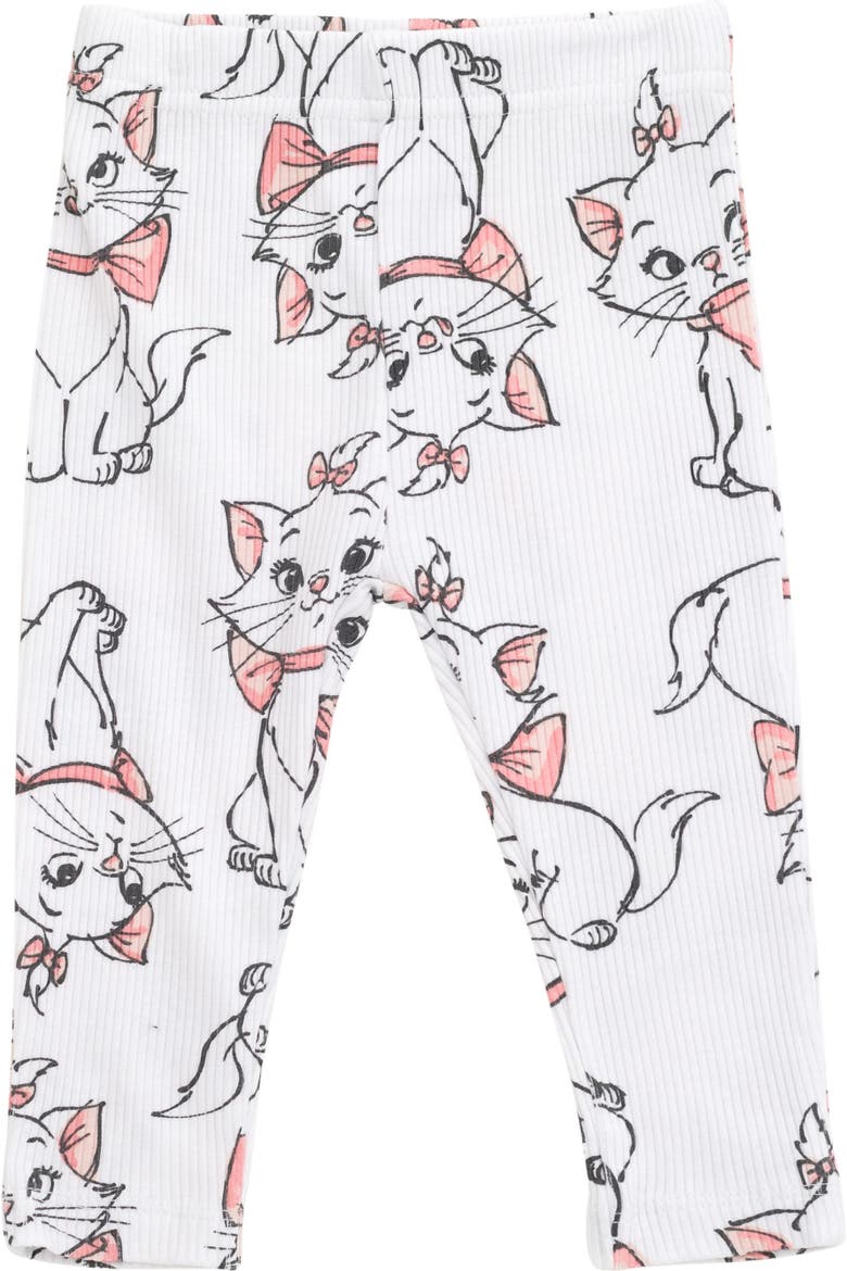 The Aristocats Marie Ribbed Long Sleeve Tee and Pants Set, Alternate, color, Tusk Marie