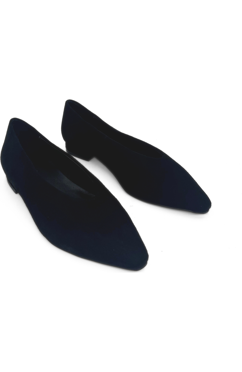 Amie Rafa Riley Suede Ballet Flats, Alternate, color, Black