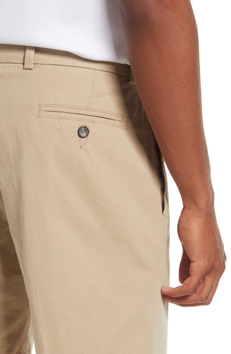 Berle Men's Charleston Flat Front Khaki Shorts, Alternate, color, Khaki