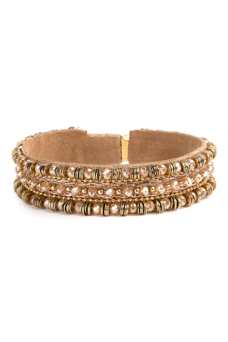 Milani Cuff Bracelet, Main, color, PEACH