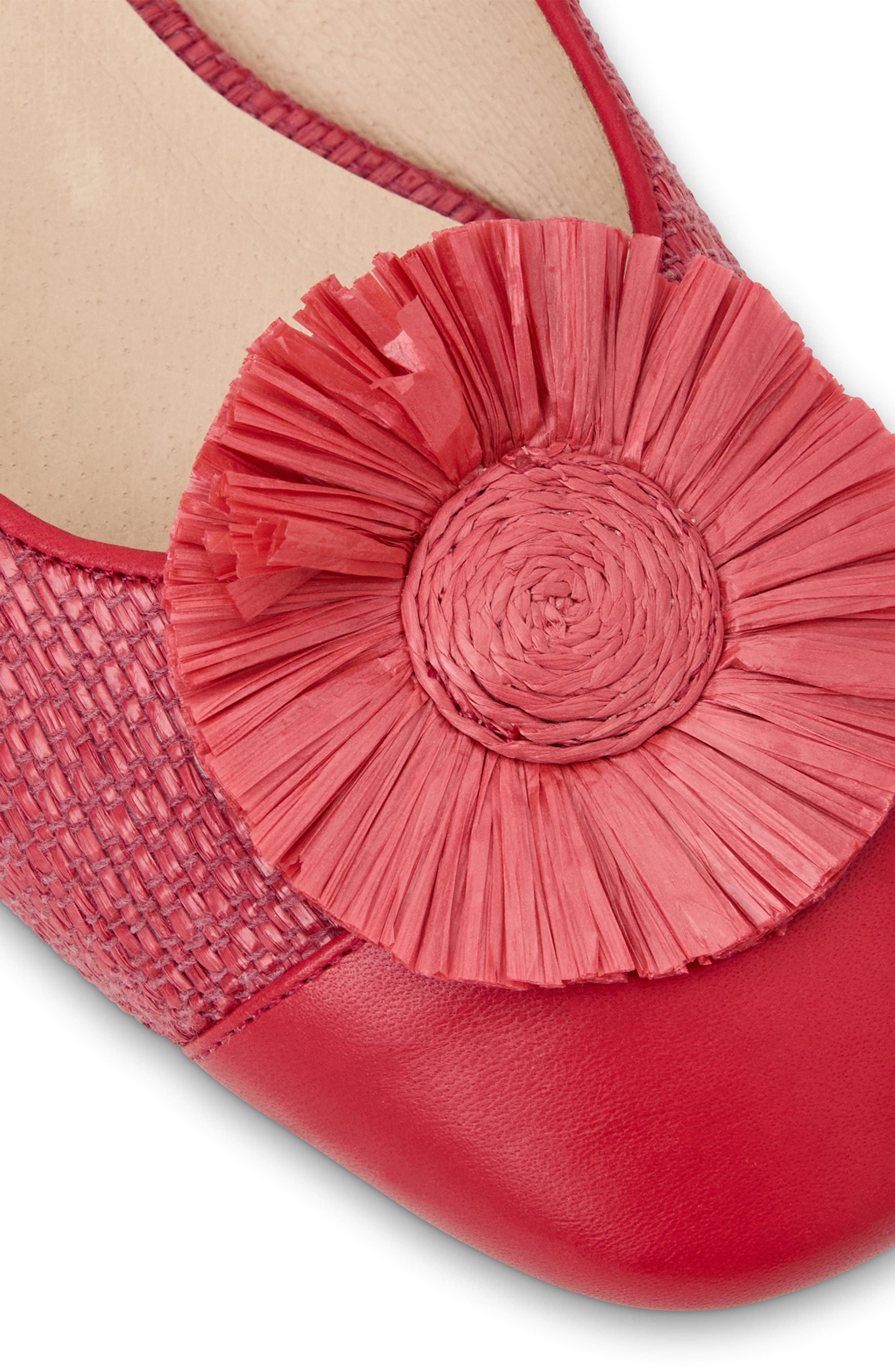 Tinsley Flat Mule, Alternate, color, FIRE RED/ FIRE RED