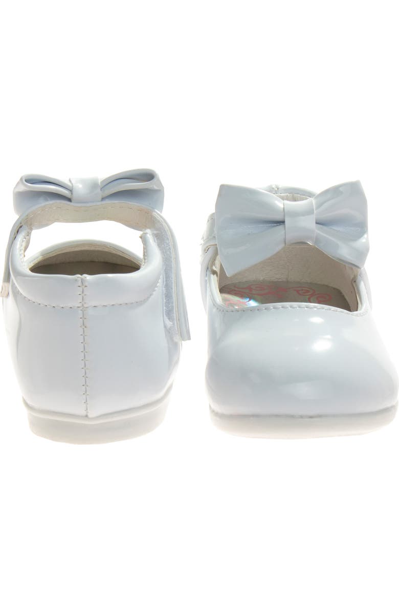 JOSMO Kids' Ankle Bow Flat, Alternate, color, White Patent