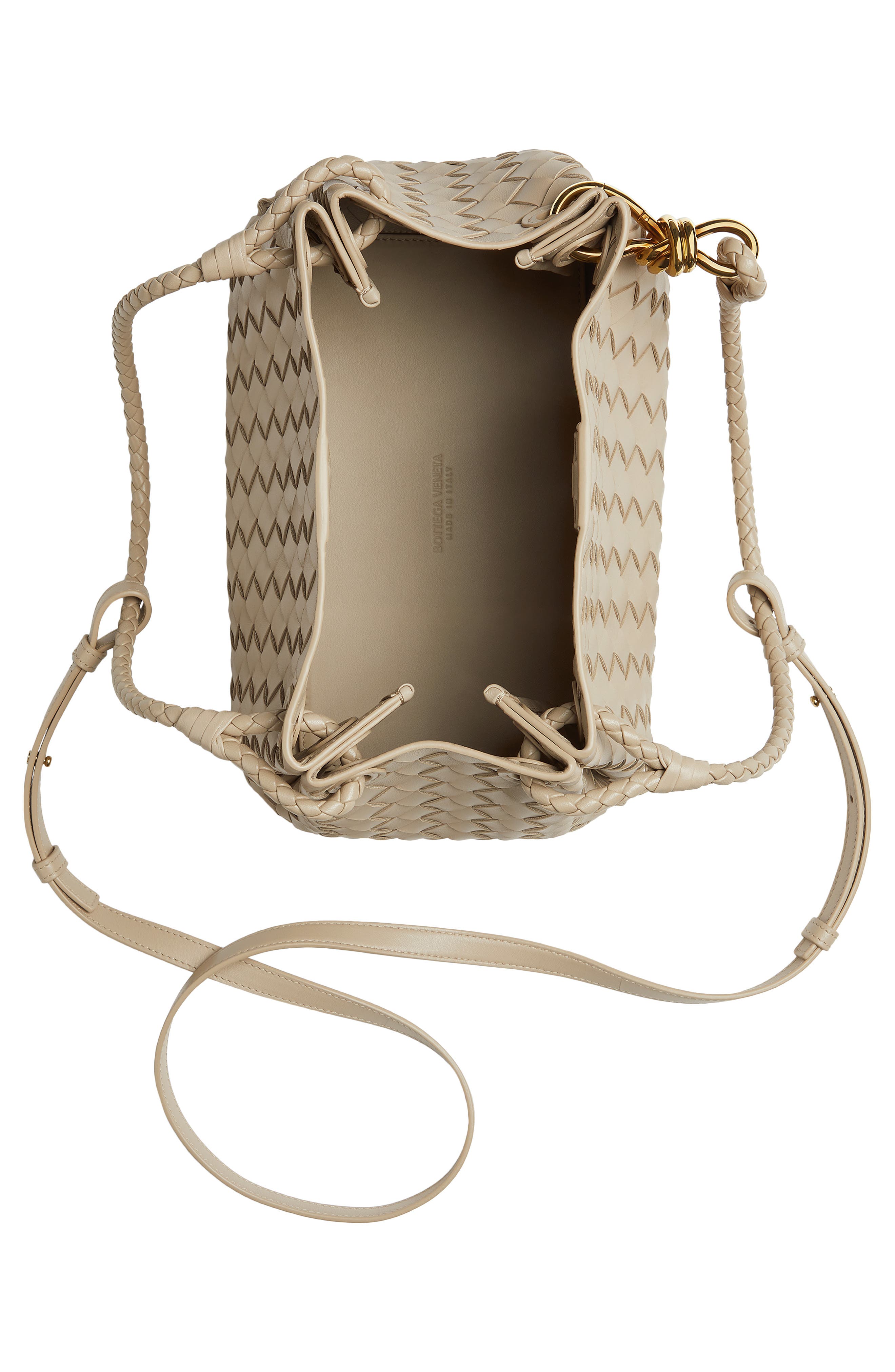 Bottega Veneta Small Parachute Intrecciato Leather Shoulder Bag (Women ...