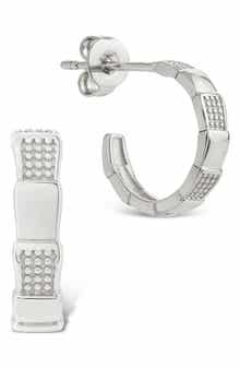 Winifred Textured Hoop Earrings