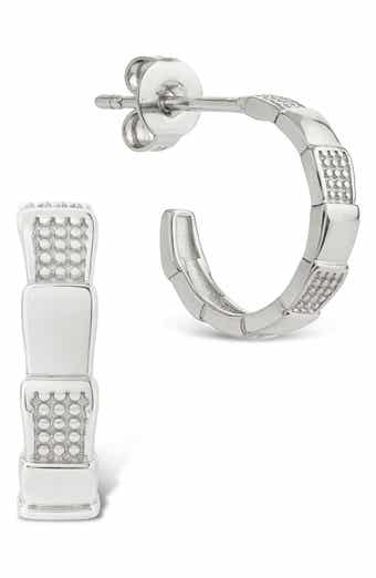 Winifred Textured Hoop Earrings