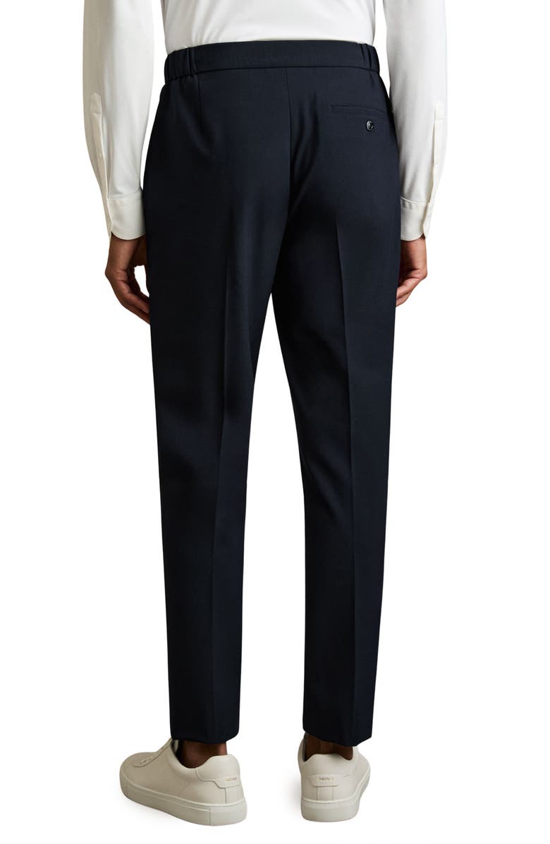Reiss Found Slim Fit Pants, Alternate, color, Navy