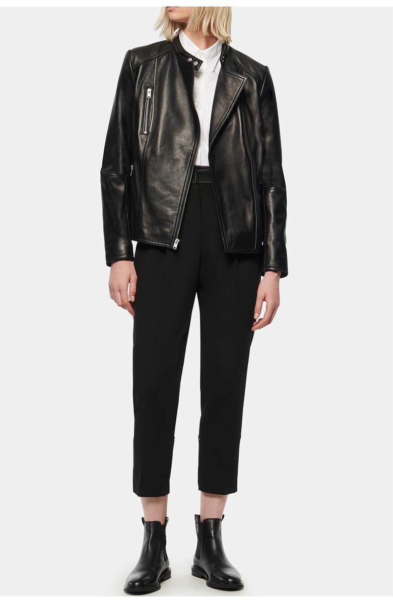 Marc New York Farrington Leather Racer Moto Jacket, Alternate, color, 