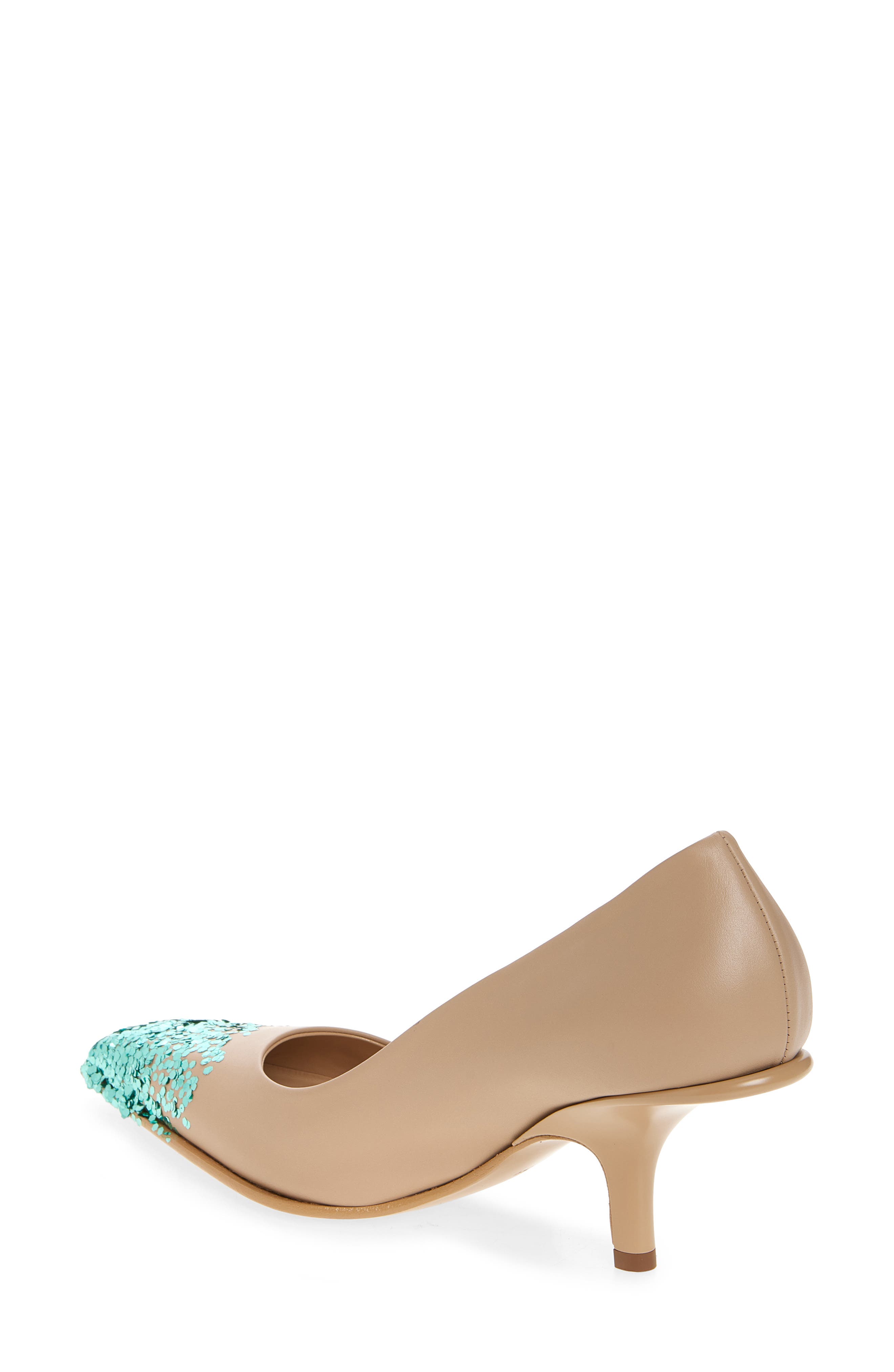 JULIE KEGELS Fanta Glitter Pump, Alternate, color, Camel