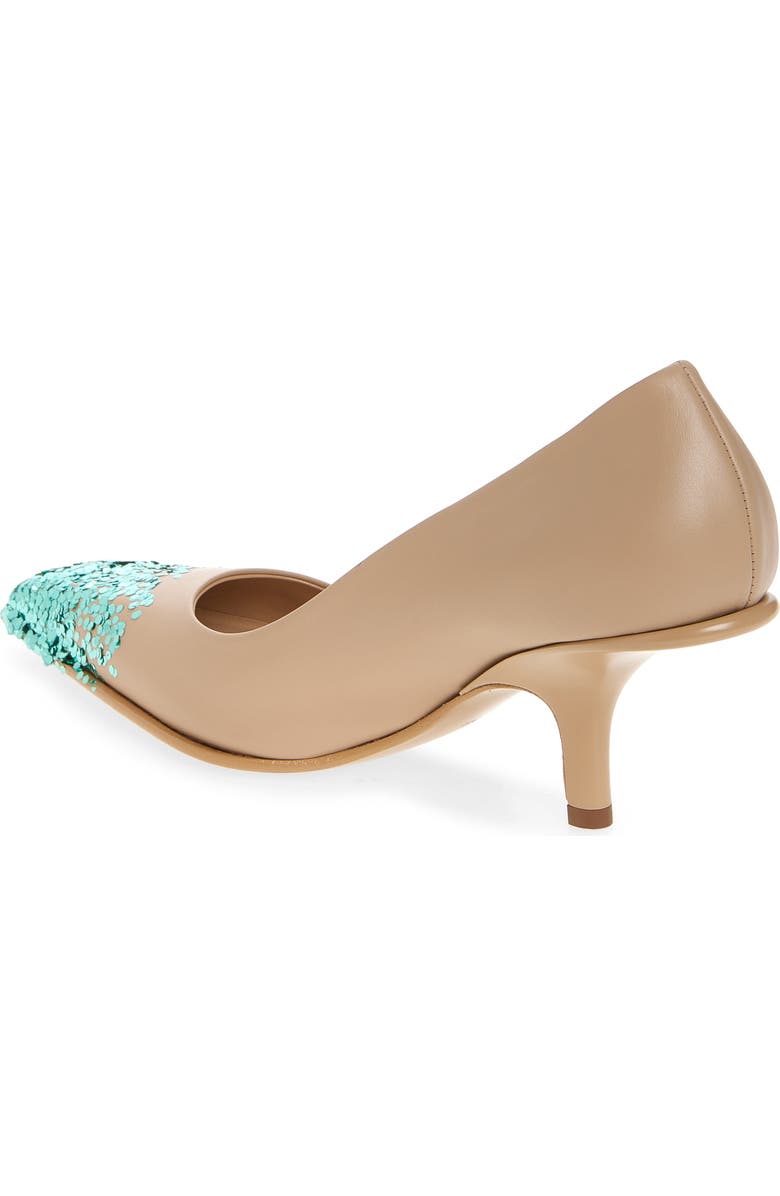 JULIE KEGELS Fanta Glitter Pump, Alternate, color, Camel