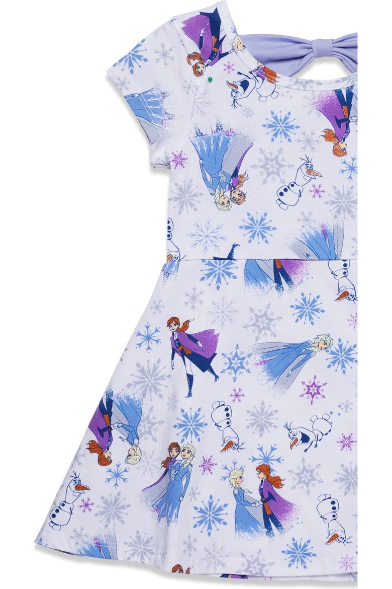 Frozen Skater Dress, Alternate, color, Icy Blue Elsa Anna