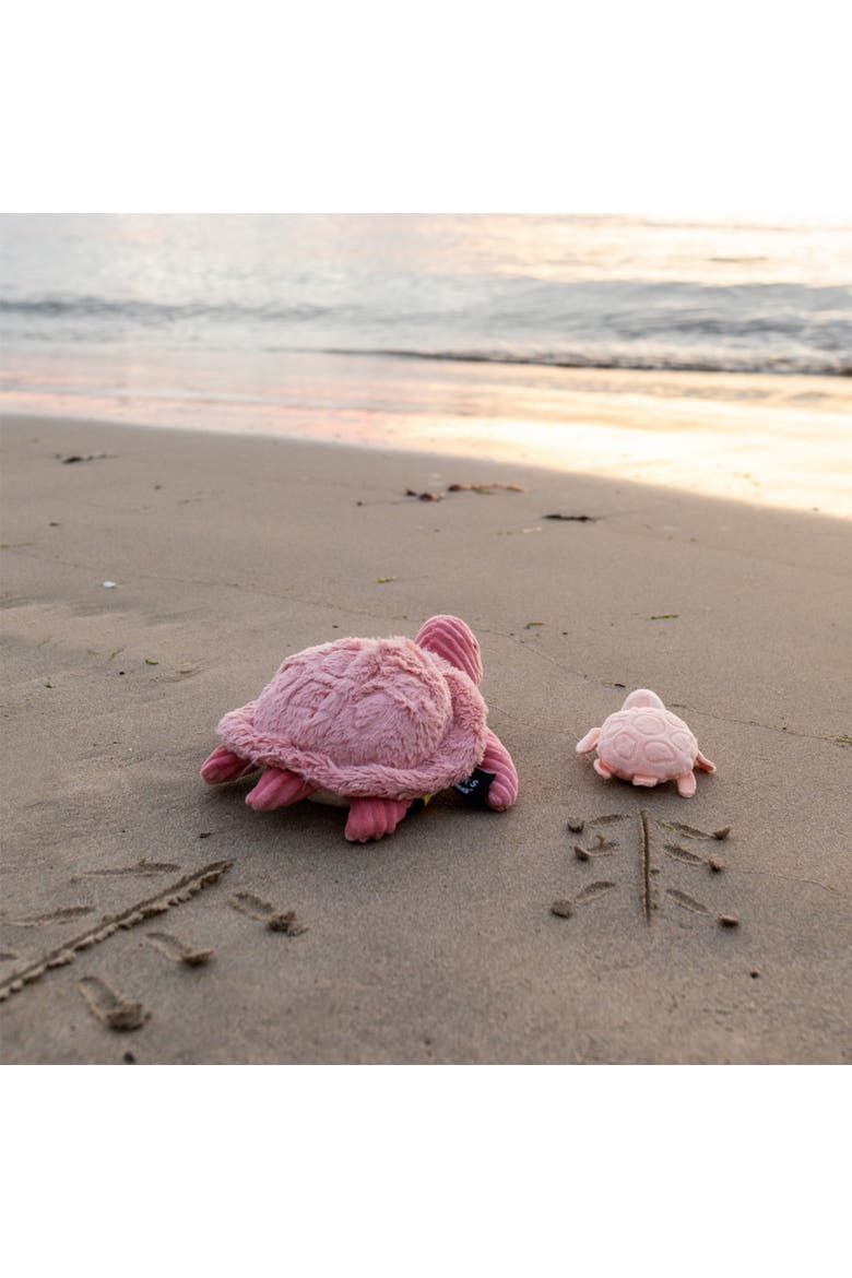 Sea Turtle Mom & Her Baby (Medium) - Secret Keeper Plush Toy, Eco-Friendly, Soft & Washable, Alternate, color, Pink