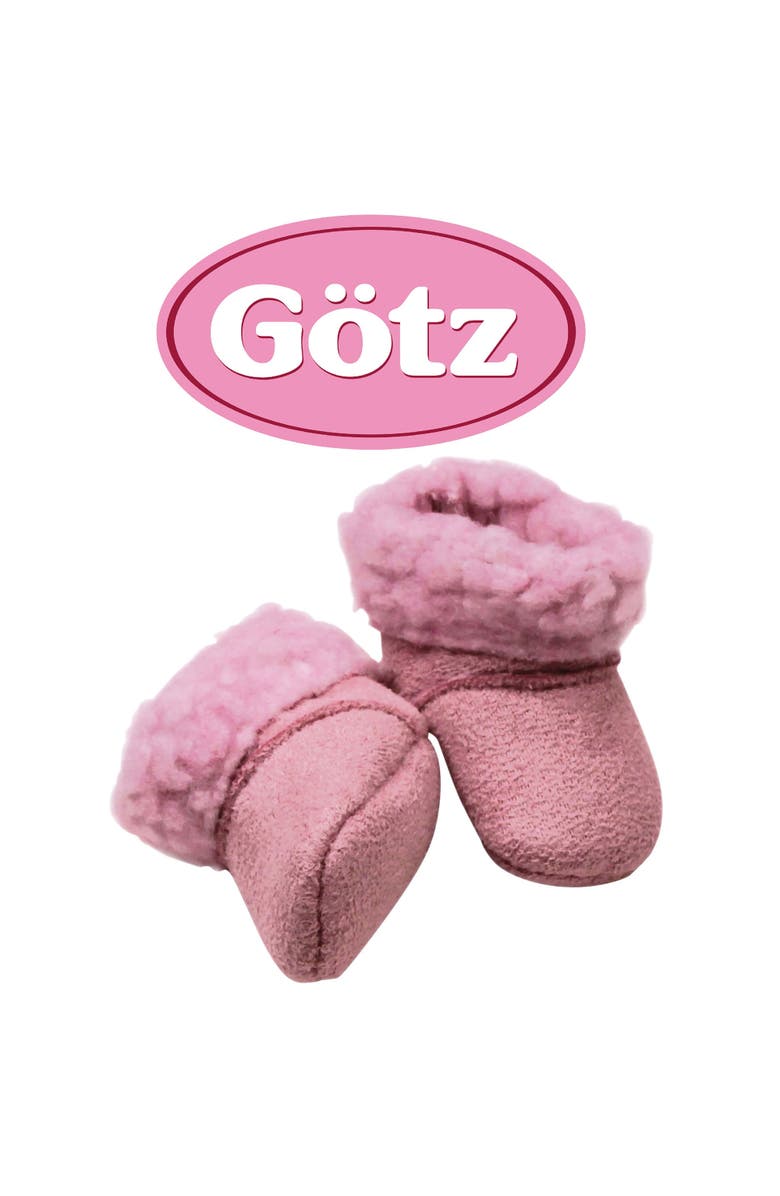 Gotz Soft Pink Baby Doll Boots accessories, Alternate, color, Pink