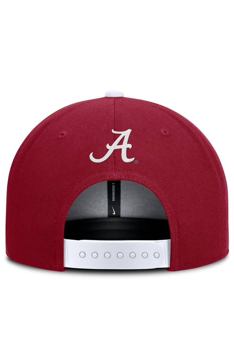 Nike Men's Nike Crimson/White Alabama Crimson Tide 2025 On-Field Patch Pro Dri-FIT Snapback Hat, Alternate, color, Crimson