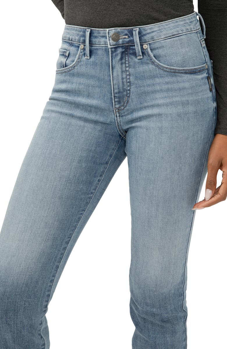 Silver Jeans Co. Isbister Ankle Slim Straight Leg Jeans, Alternate, color, Stevie