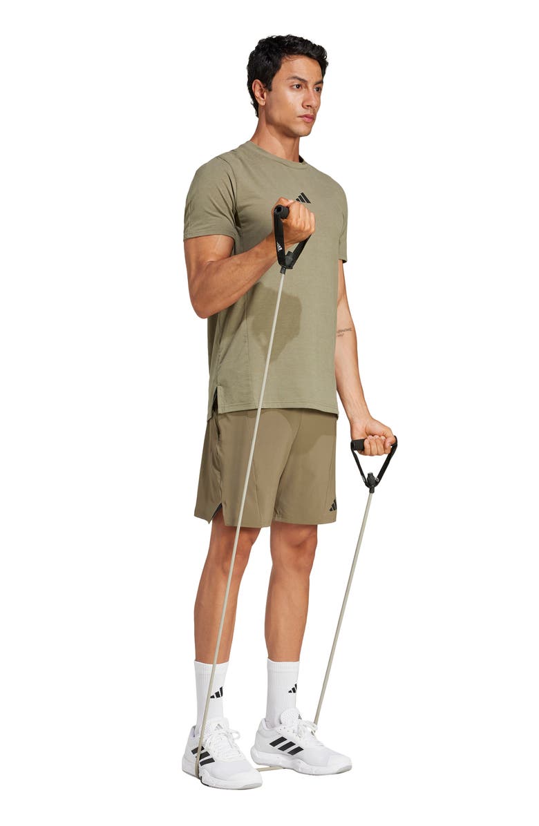 adidas AEROREADY Performance T-Shirt, Alternate, color, Olive Strata