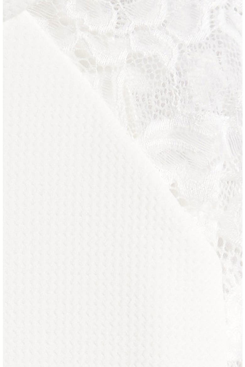 Kids' Lacy Long Sleeve Skater Dress, Alternate, color, OFF WHITE