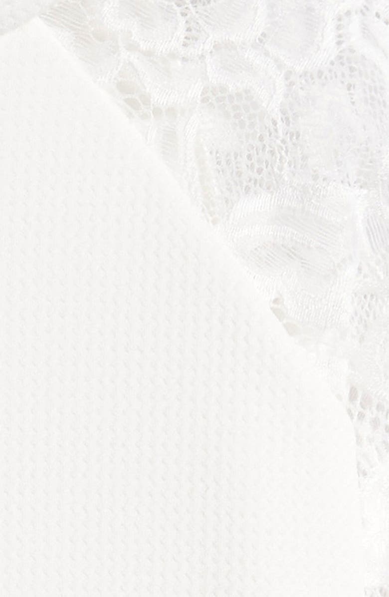 Ava & Yelly Kids' Lacy Long Sleeve Skater Dress, Alternate, color, Off White