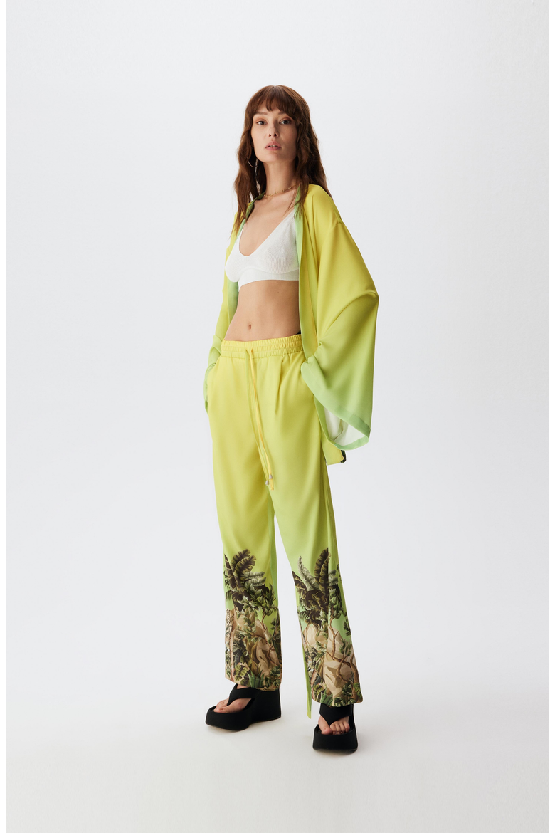 BOTANICA PANT, Alternate, color, Multi-Colored Yellow