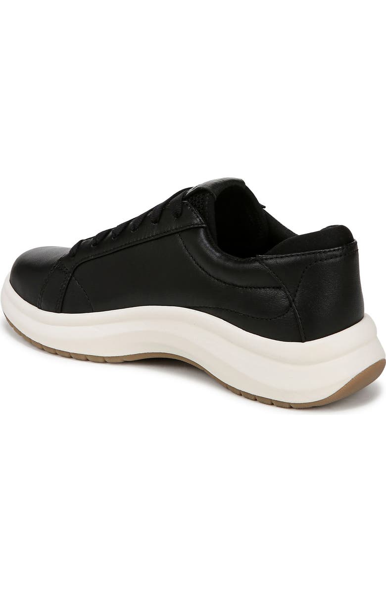 Dr. Scholl's Feel Good Plantar Fasciitis Leather Sneaker (Women) - Wide Width Available, Alternate, color, Black