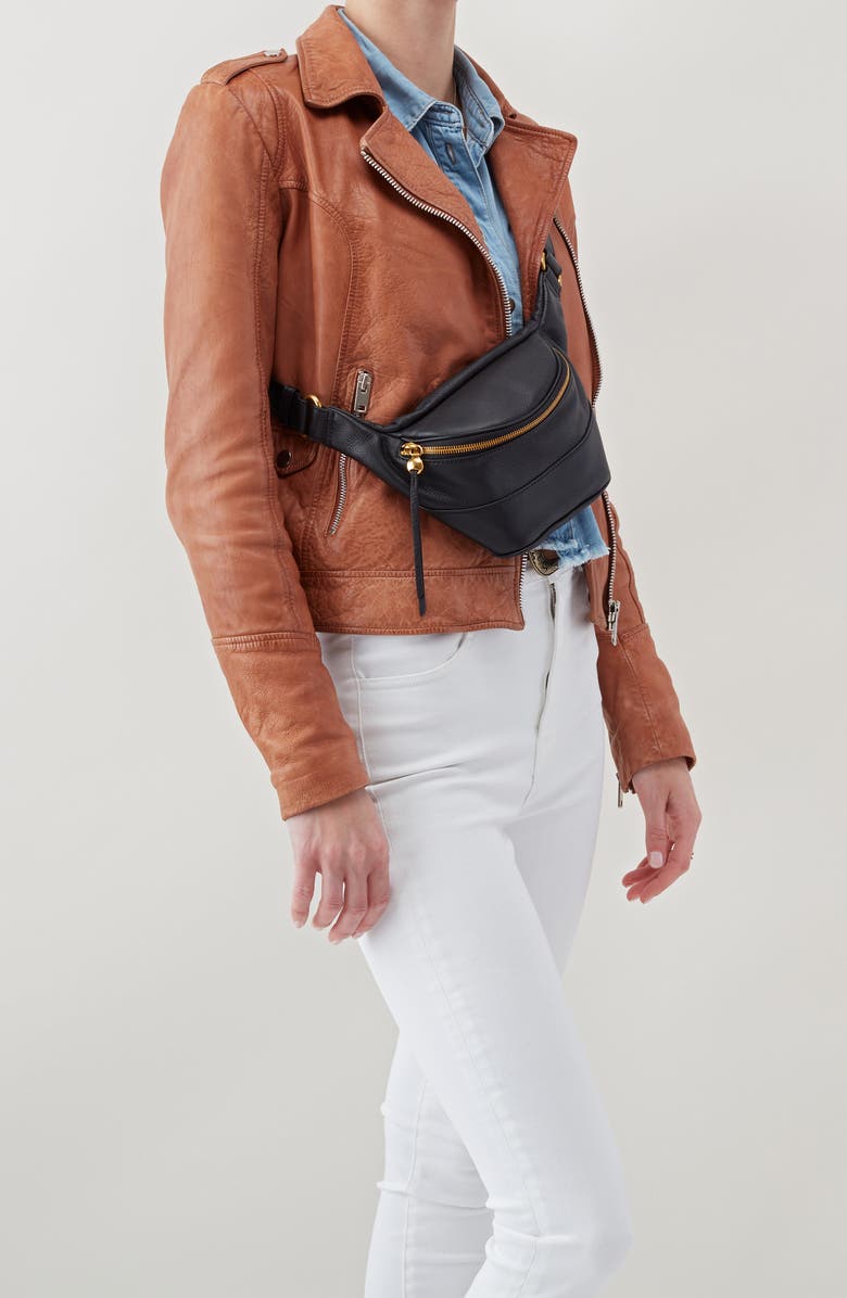 HOBO Jett Leather Belt Bag, Alternate, color,