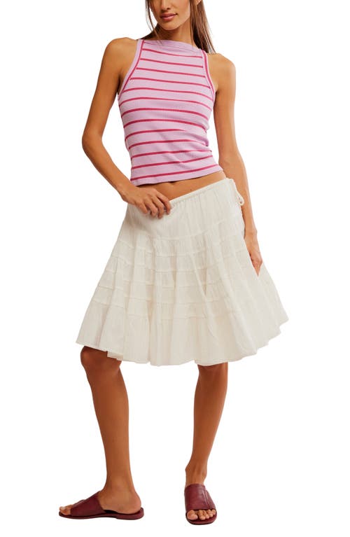 Shop Free People Mia Rib Stripe Crop Tank